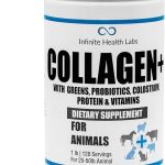 Collagen+ UltraK9 Pro Dog or Cat Food Topper with Greens Probiotics Enzymes Colostrum Glucosamine Omegas Supports Healthy Joints Energy Digestion Immunity